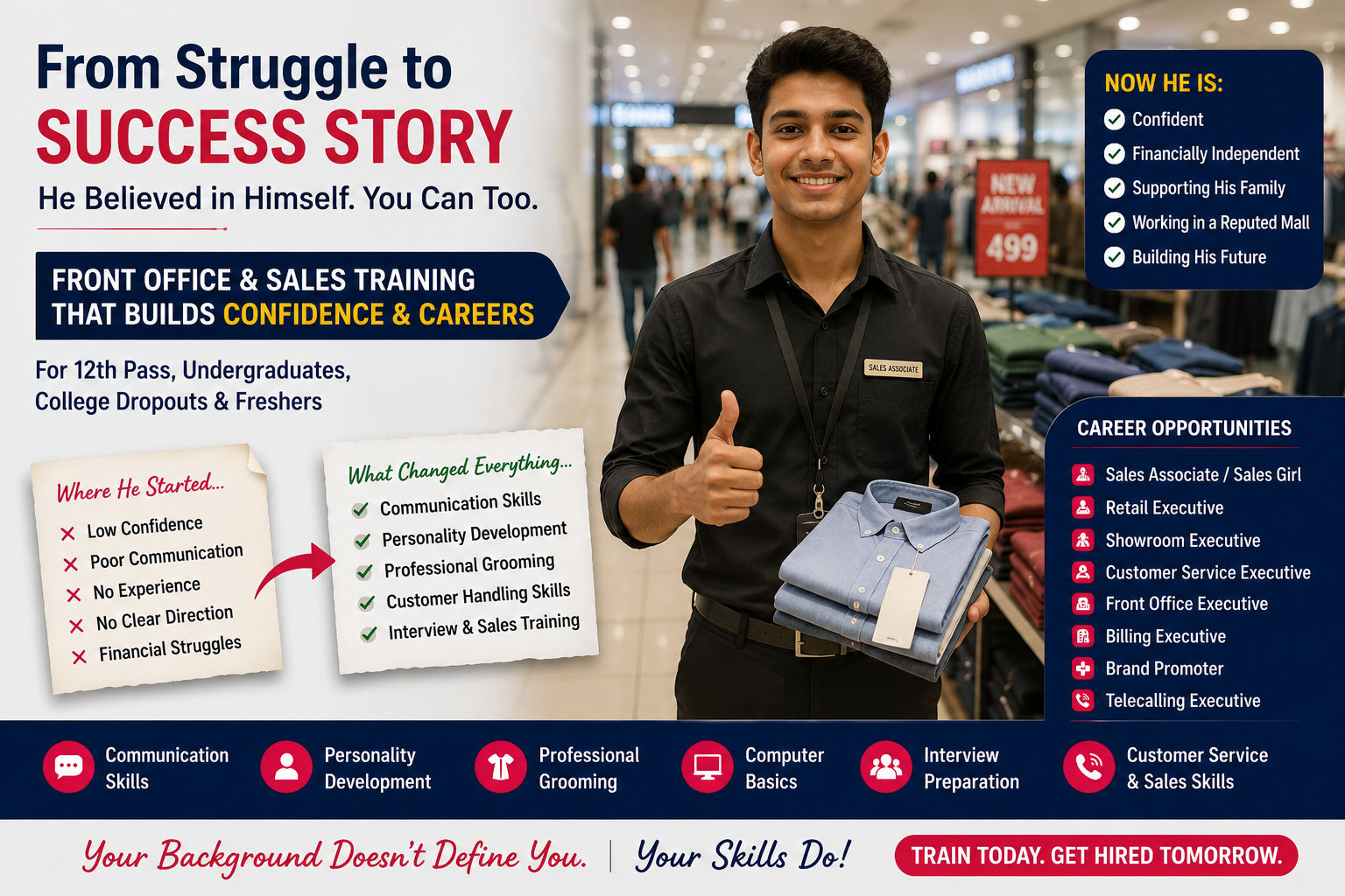Front Office Executive Training in Pune for receptionist and sales jobs