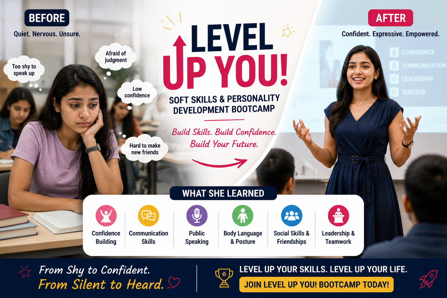 Level Up You Soft Skills and Personality Development Bootcamp for Students